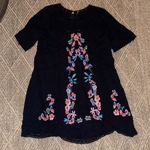 Free People Embroidered Dress